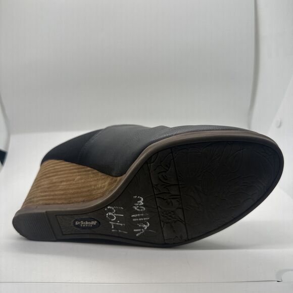 Dr Scholls Be Energized Wedge Bootie Women's Sz 9 M Black Slip-On Closed-Toe - Picture 12 of 13